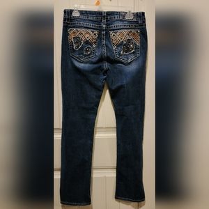 Womens Miss Me straight leg jeans - size 31